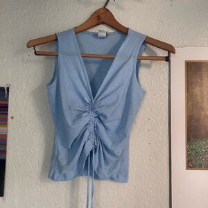 Y2K Micromesh tank top